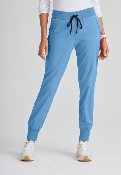 GRSP537 Grey's Anatomy Scrub Spandex Stretch Eden Jogger Pants (XXS - 3XL)