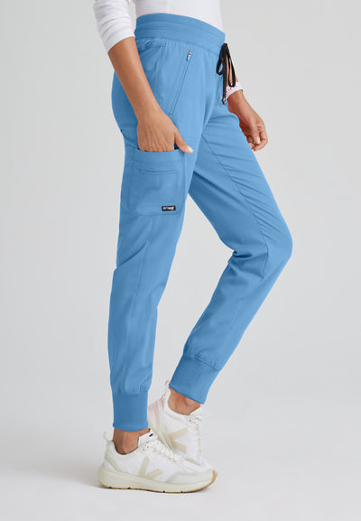 GRSP537 Grey's Anatomy Scrub Spandex Stretch Eden Jogger Pants (XXS - 3XL)