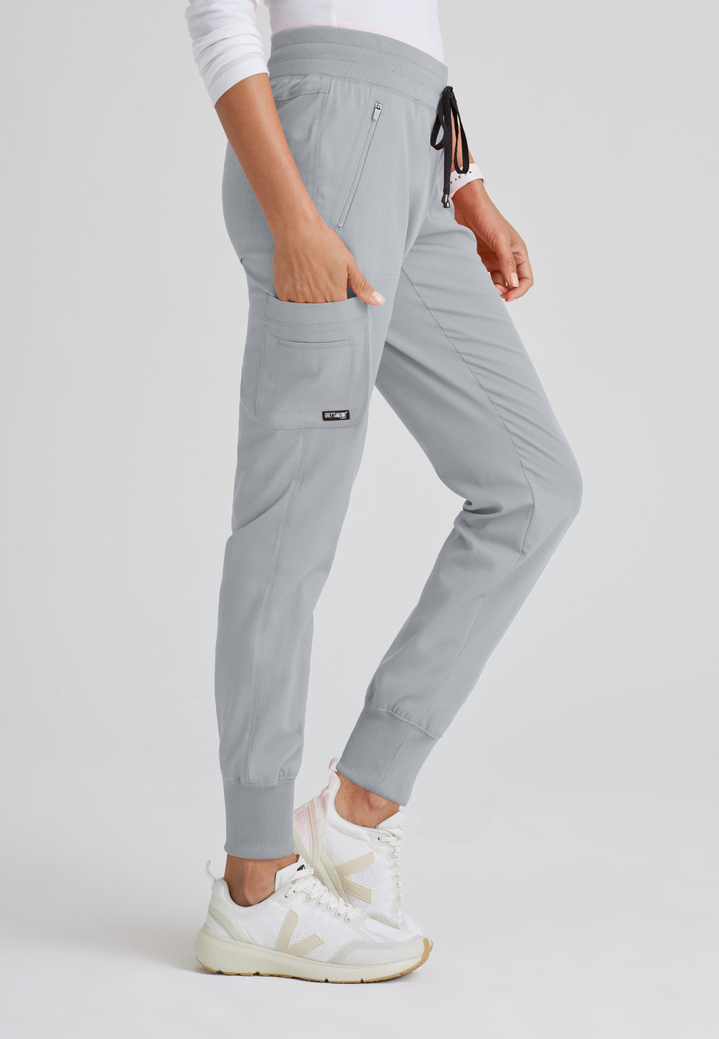 GRSP537 Grey's Anatomy Scrub Spandex Stretch Eden Jogger Pants (XXS - 3XL)