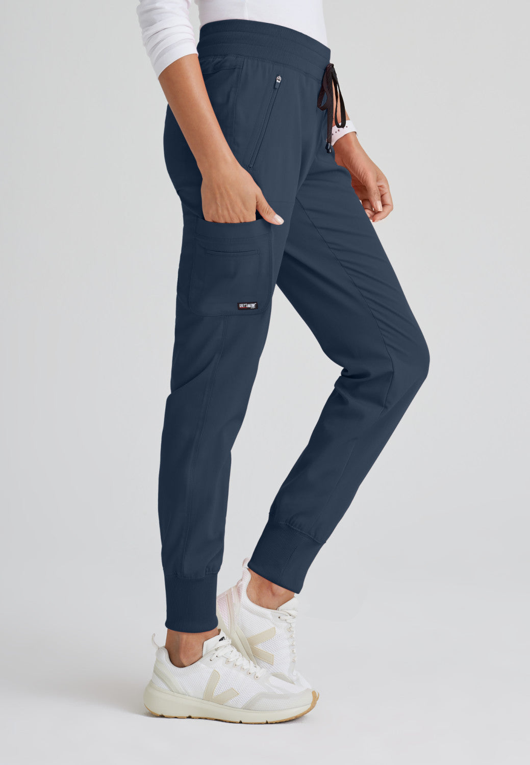 GRSP537 Grey's Anatomy Scrub Spandex Stretch Eden Jogger Pants (XXS - 3XL)