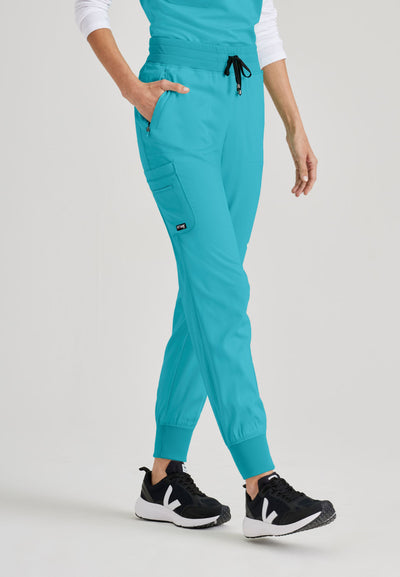 GRSP537 Grey's Anatomy Scrub Spandex Stretch Eden Jogger Pants (XXS - 3XL)