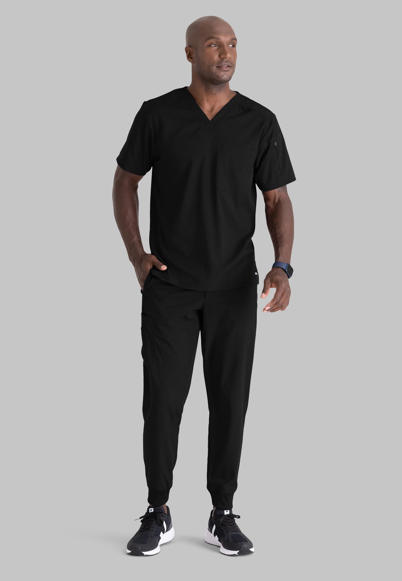 GRSP550 Grey's Anatomy Spandex Stretch Murphy Men's Scrub Jogger Pants (XS - 5XL)