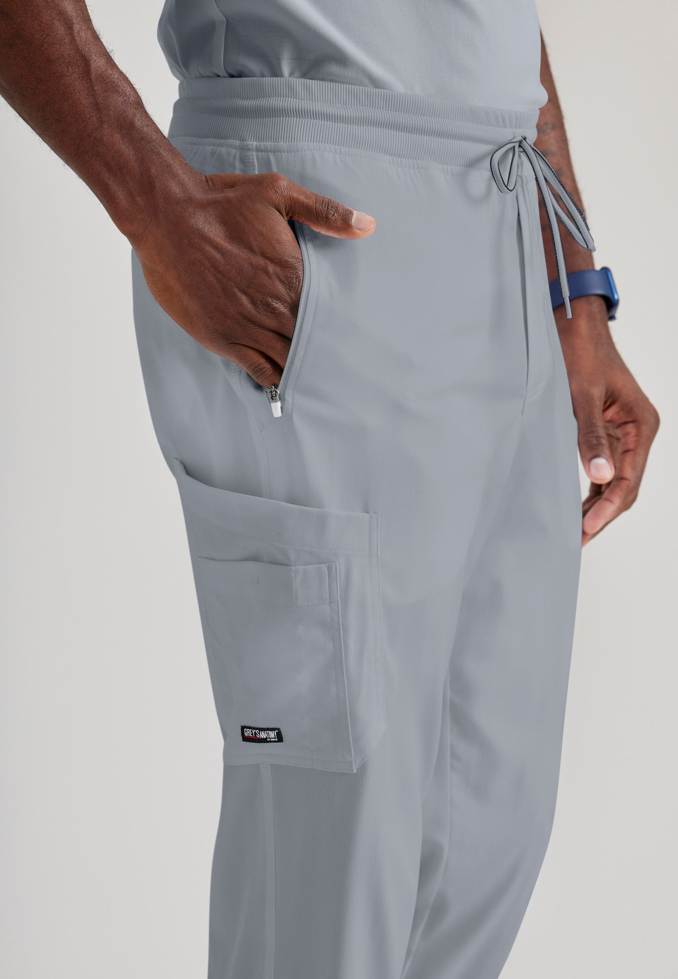 GRSP550 Grey's Anatomy Spandex Stretch Murphy Men's Scrub Jogger Pants (XS - 5XL)