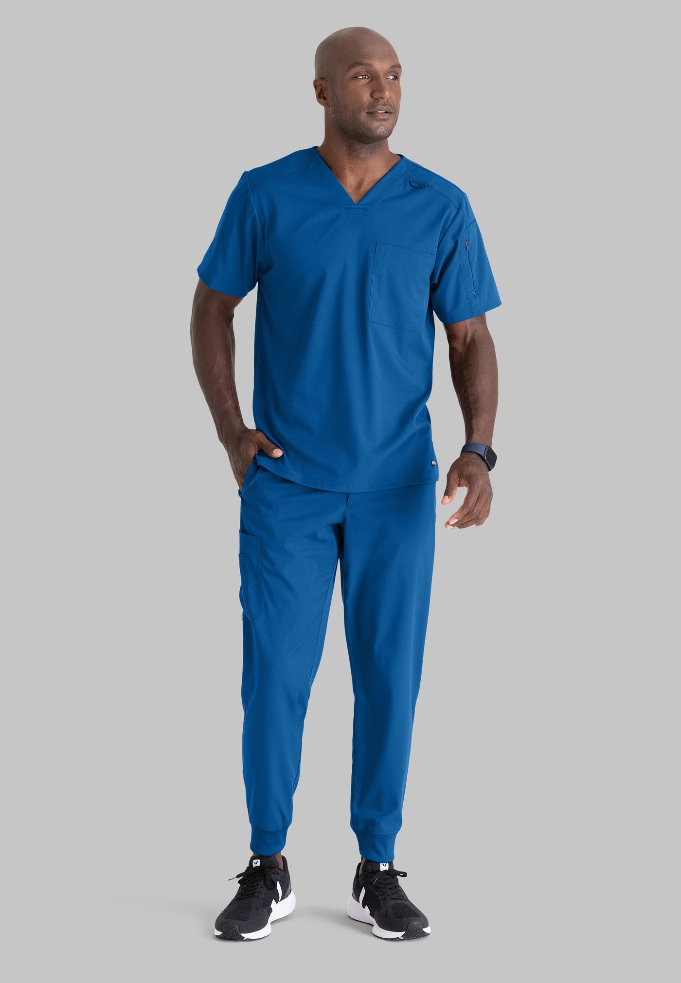 GRSP550 Grey's Anatomy Spandex Stretch Murphy Men's Scrub Jogger Pants (XS - 5XL)