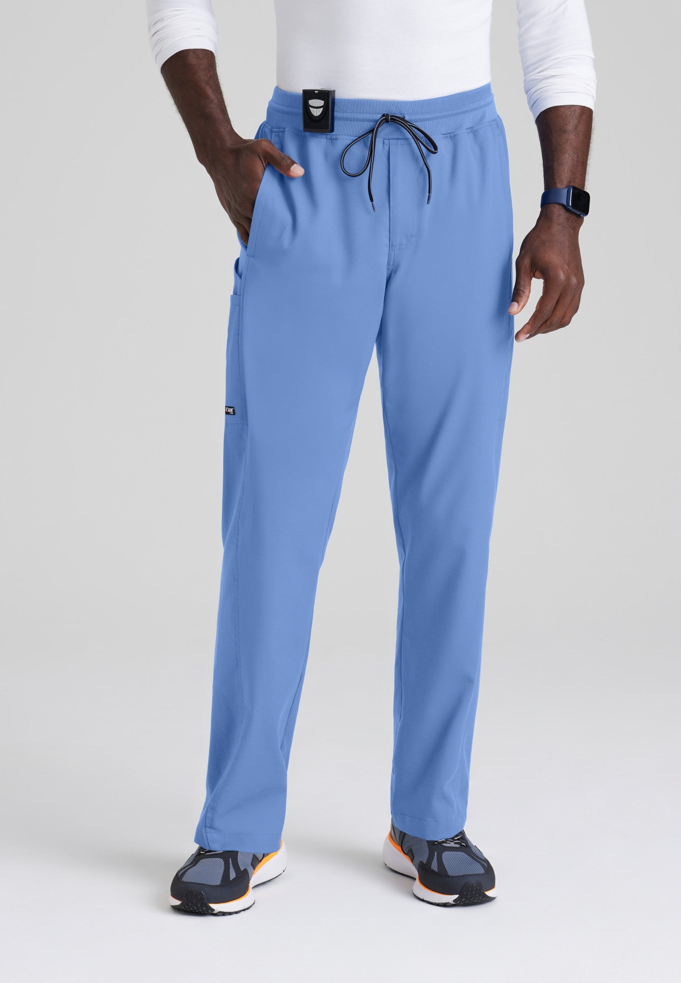 GRSP617 Grey's Anatomy Spandex Stretch Hudson Men's Scrub Pants (XS - 5XL)