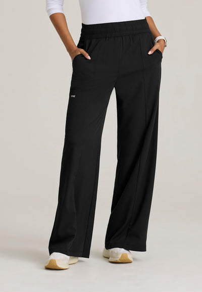 GRSP677 Grey's Anatomy Scrub Spandex Stretch Emerson Wide Leg Pants (XXS - 3XL)