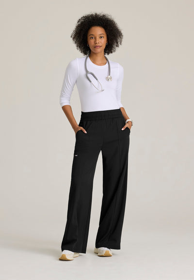 GRSP677 Grey's Anatomy Scrub Spandex Stretch Emerson Wide Leg Pants (XXS - 3XL)