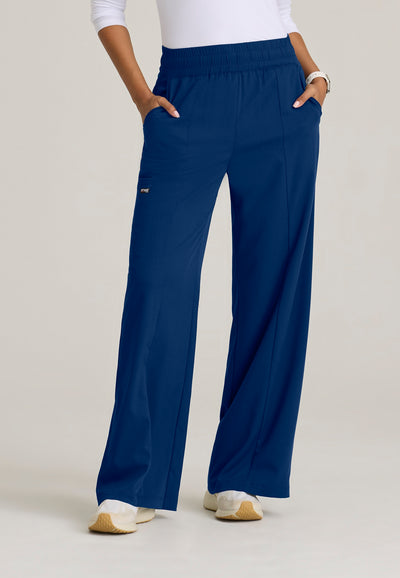 GRSP677 Grey's Anatomy Scrub Spandex Stretch Emerson Wide Leg Pants (XXS - 3XL)