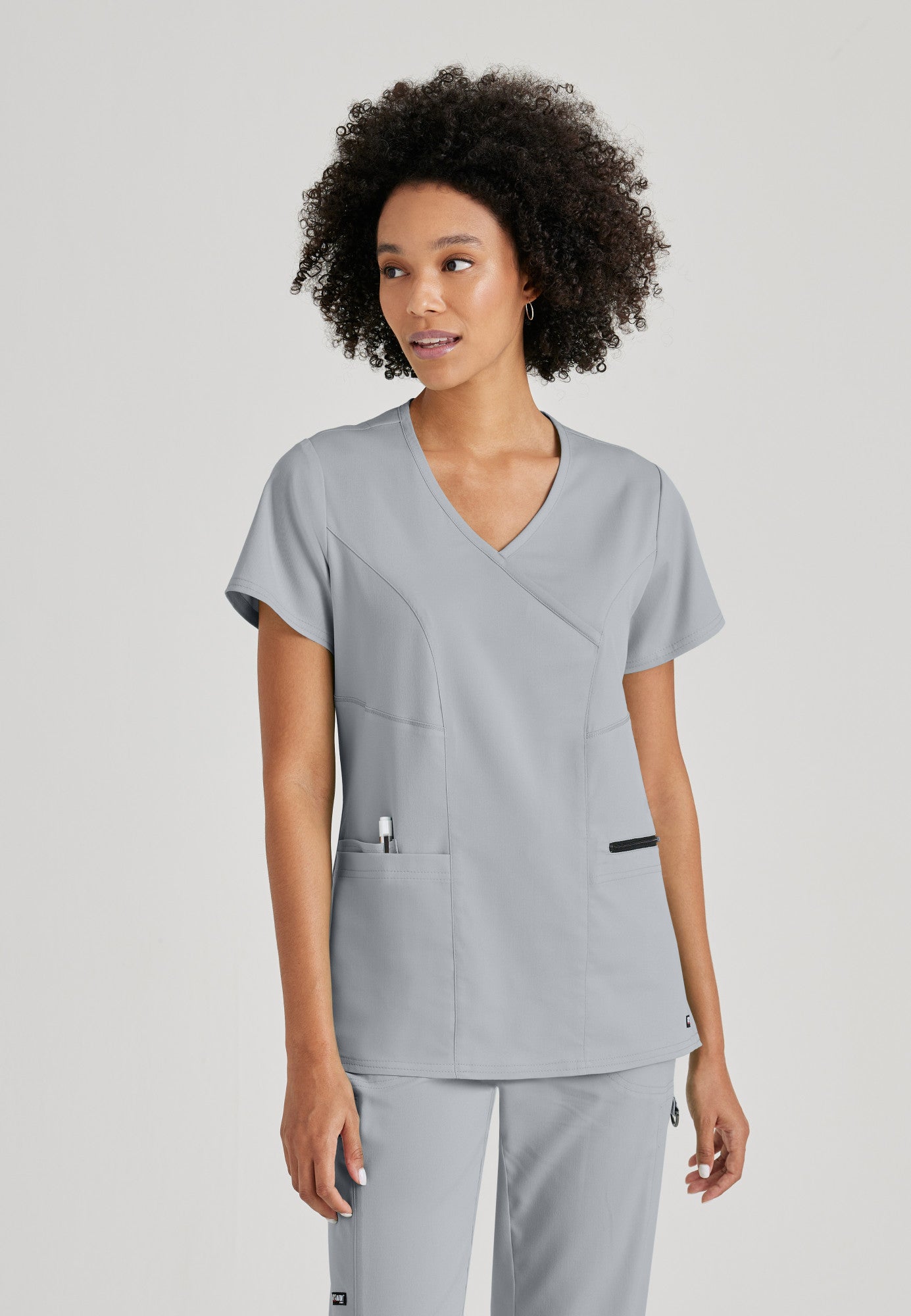 GRST001+GRSP500 Grey's Anatomy Scrub Spandex Stretch Scrub Set (XXS - 5XL)