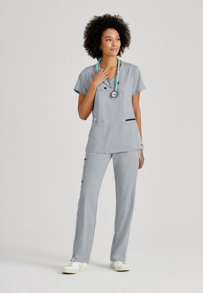 GRST001+GRSP500 Grey's Anatomy Scrub Spandex Stretch Scrub Set (XXS - 5XL)