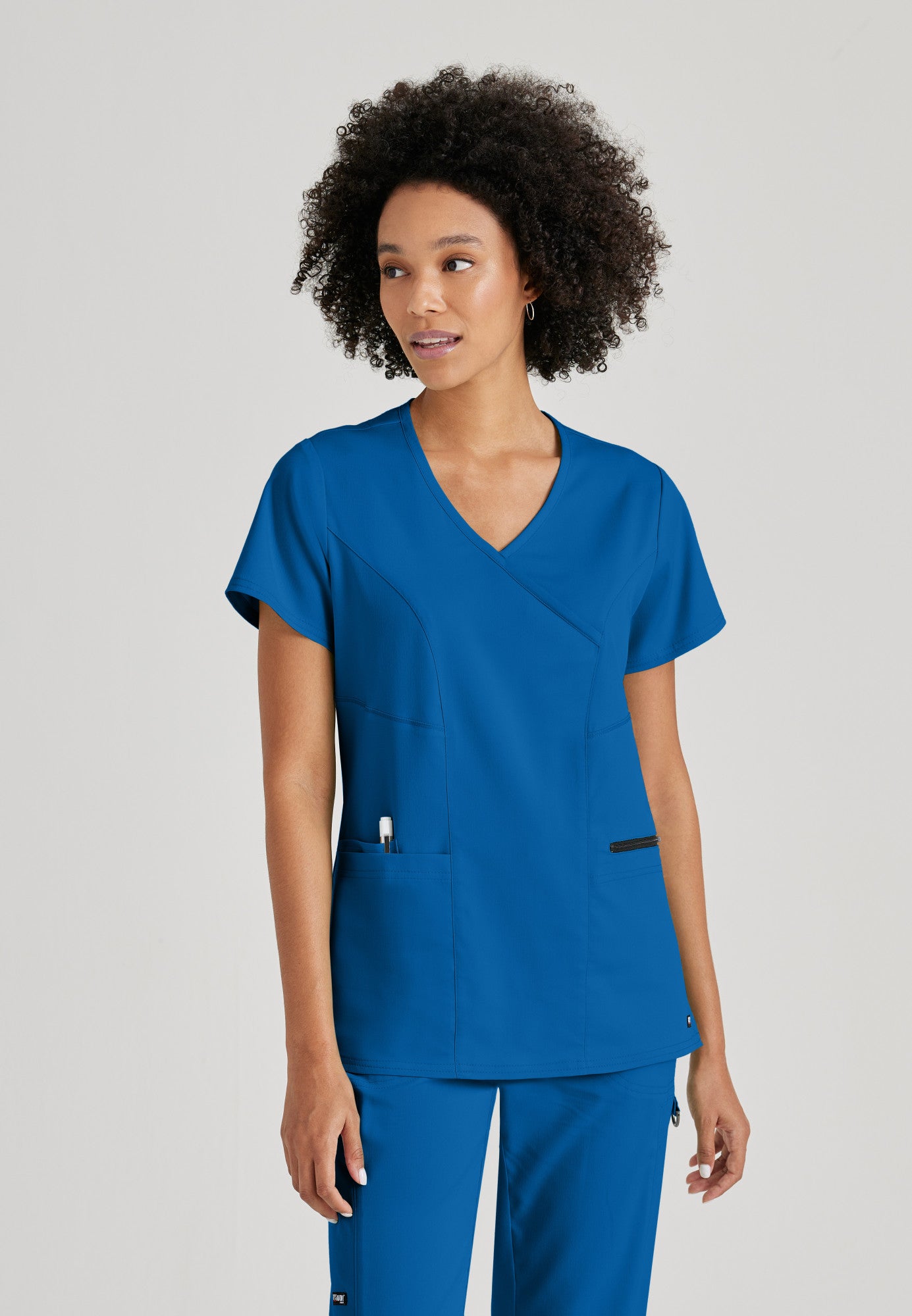 GRST001+GRSP500 Grey's Anatomy Scrub Spandex Stretch Scrub Set (XXS - 5XL)