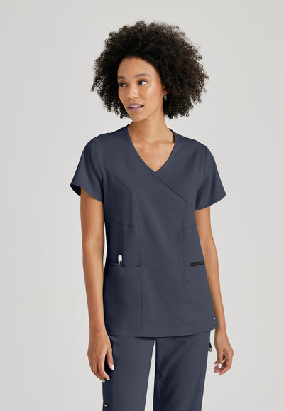 GRST001 Grey's Anatomy Scrub Spandex Stretch Kim Top (XXS - 5XL)