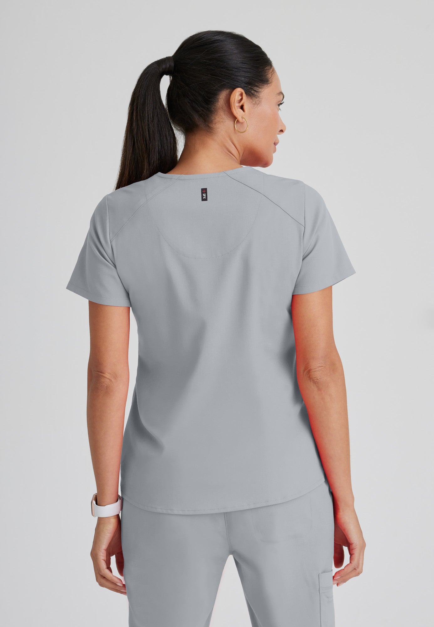 GRST011 Grey's Anatomy Scrub Spandex Stretch Emma Top (XXS - 5XL)