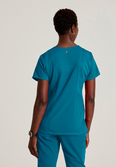 GRST045 Grey's Anatomy Scrub Spandex Stretch Serena Top (XXS - 3XL)