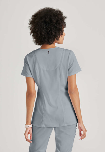 GRST045 Grey's Anatomy Scrub Spandex Stretch Serena Top (XXS - 3XL)