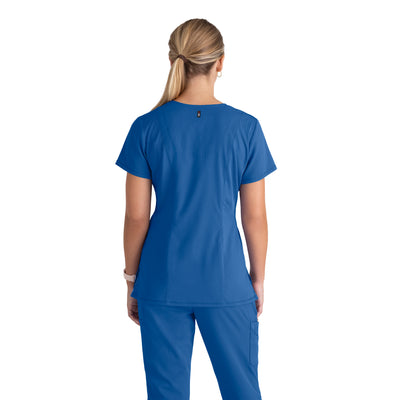 GRST045 Grey's Anatomy Scrub Spandex Stretch Serena Top (XXS - 3XL)