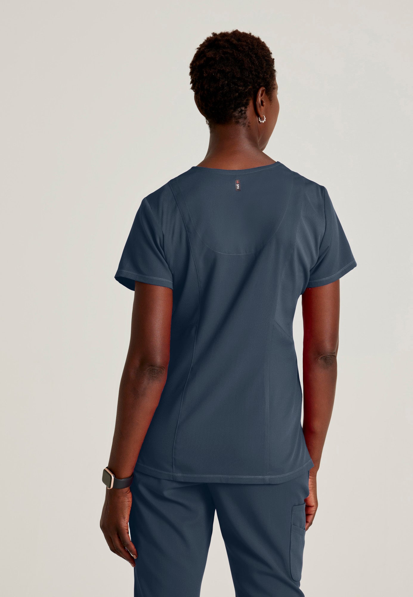 GRST045 Grey's Anatomy Scrub Spandex Stretch Serena Top (XXS - 3XL)