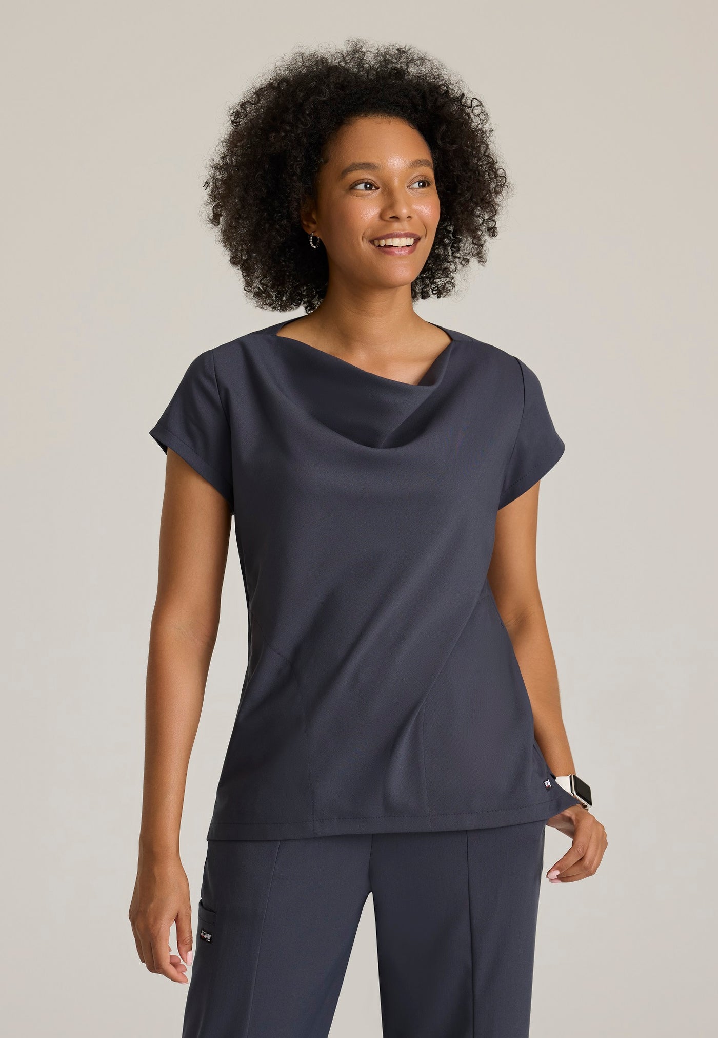 GRST246 Grey's Anatomy Scrub Spandex Stretch Marisol Top (XXS - 3XL)