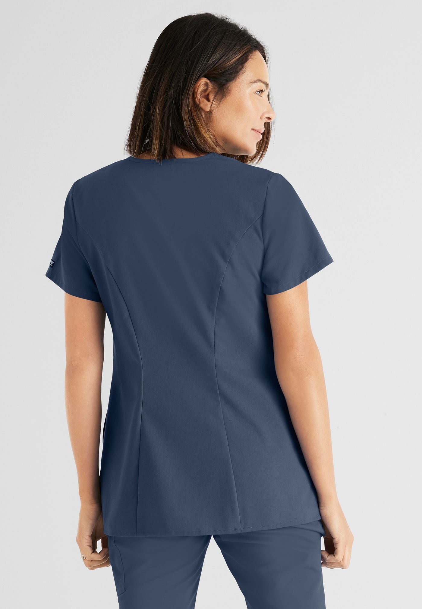 GRT094 Grey's Anatomy Collection Lilah 2 Pocket Maternity Wrap Women's Scrub Top