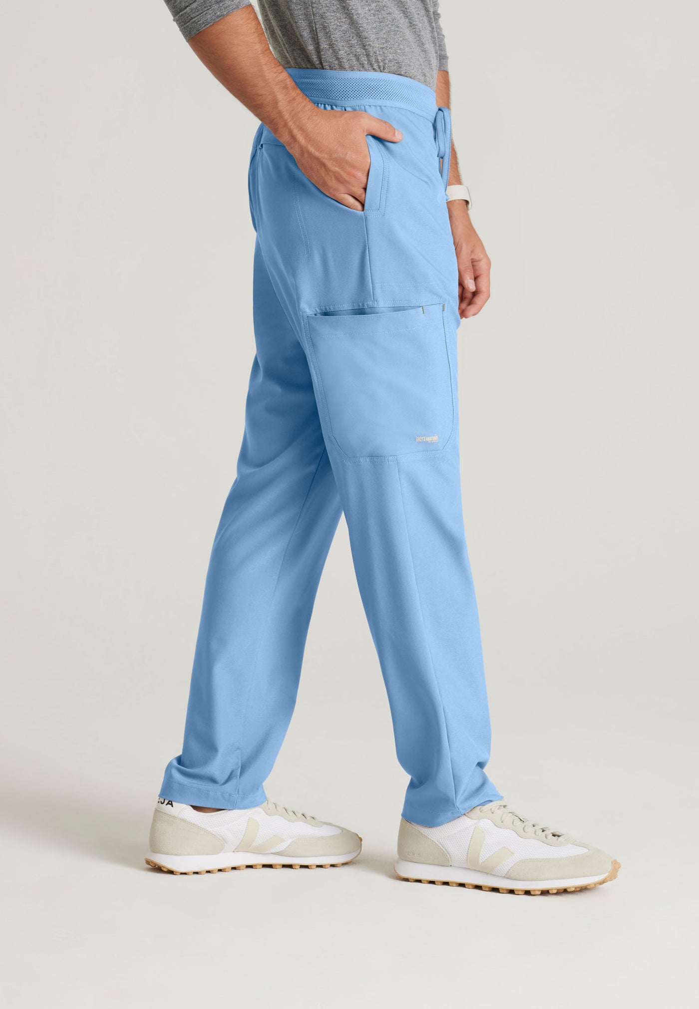 GSSP649 Grey's Anatomy Scrub Evolve Highland Elastic Men Scrub Pants (XS - 5XL)