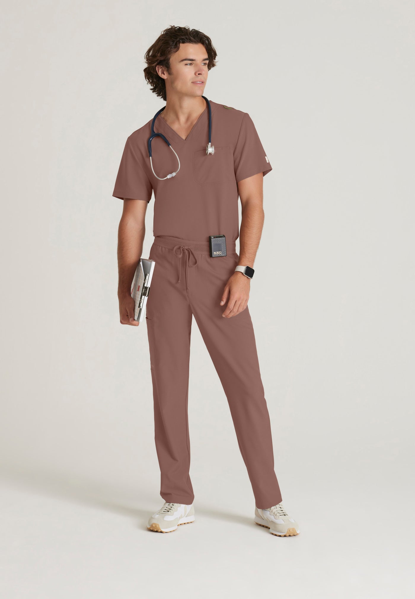 GSST179 Grey's Anatomy Scrub Evolve Journey Tuck-In Men Scrub Top (XS - 5XL)