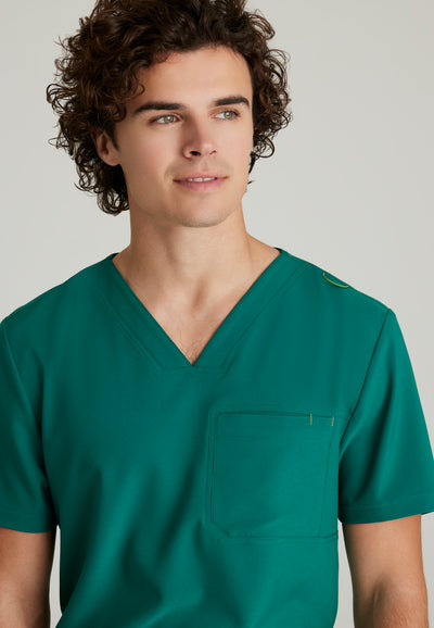 GSST179 Grey's Anatomy Scrub Evolve Journey Tuck-In Men Scrub Top (XS - 5XL)