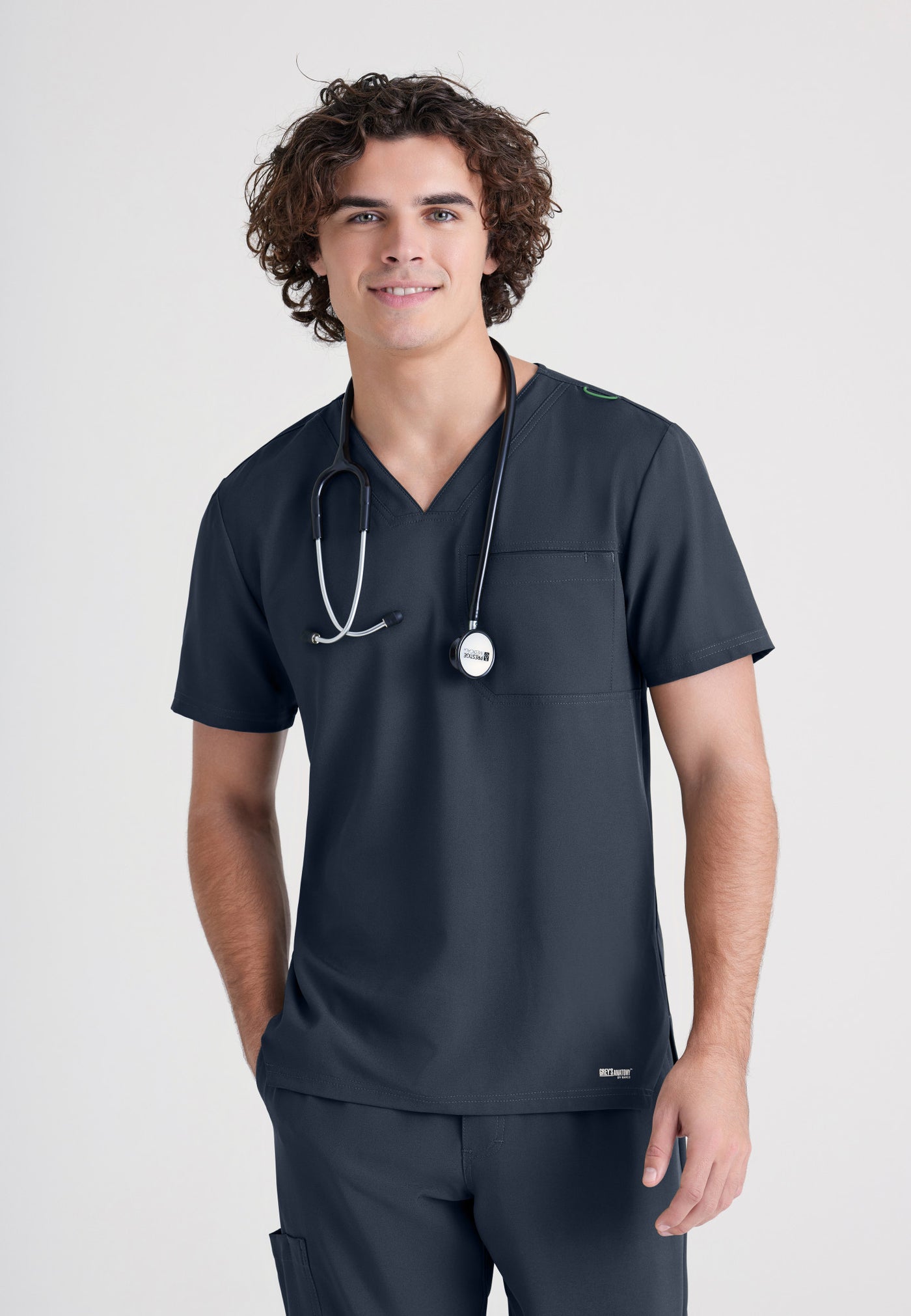 GSST179 Grey's Anatomy Scrub Evolve Journey Tuck-In Men Scrub Top (XS - 5XL)