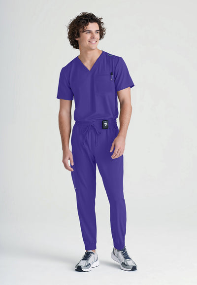 GSST179 Grey's Anatomy Scrub Evolve Journey Tuck-In Men Scrub Top (XS - 5XL)