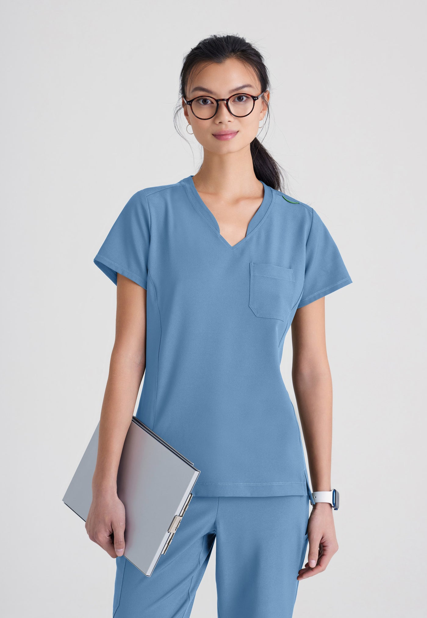 GSST181 Grey's Anatomy Scrub Evolve Sway Tuck-In Scrub Top (XXS - 5XL)