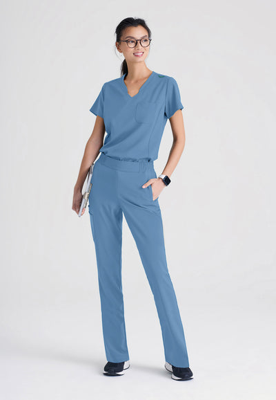 GSST181 Grey's Anatomy Scrub Evolve Sway Tuck-In Scrub Top (XXS - 5XL)