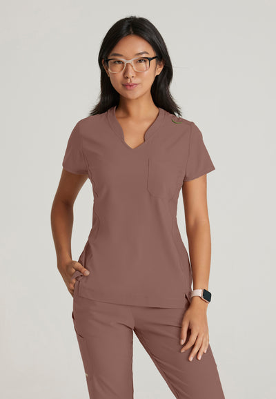 GSST181 Grey's Anatomy Scrub Evolve Sway Tuck-In Scrub Top (XXS - 5XL)