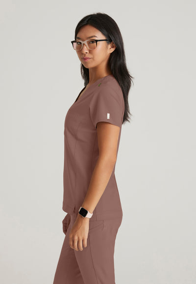 GSST181 Grey's Anatomy Scrub Evolve Sway Tuck-In Scrub Top (XXS - 5XL)