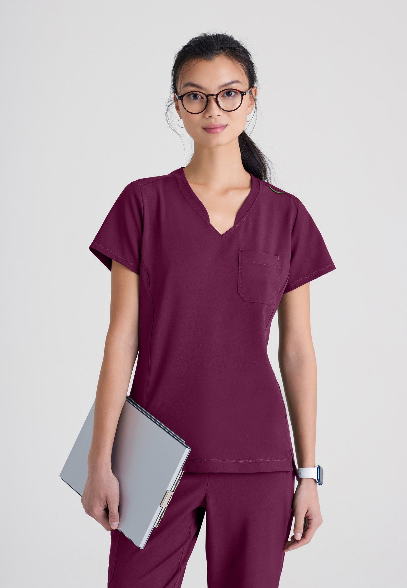 GSST181 Grey's Anatomy Scrub Evolve Sway Tuck-In Scrub Top (XXS - 5XL)