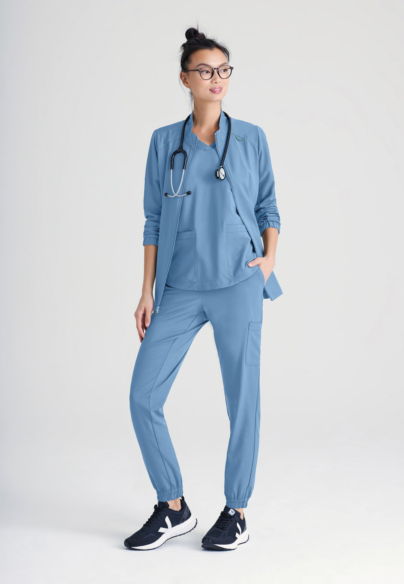 GSSW886 Grey's Anatomy Scrub Evolve Virtue Warm-Up Jacket (XXS - 5XL)