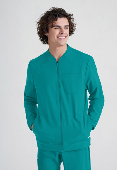 GSSW887 Grey's Anatomy Scrub Evolve Cycle Men Scrub Warm-Up Jacket (XS - 5XL)