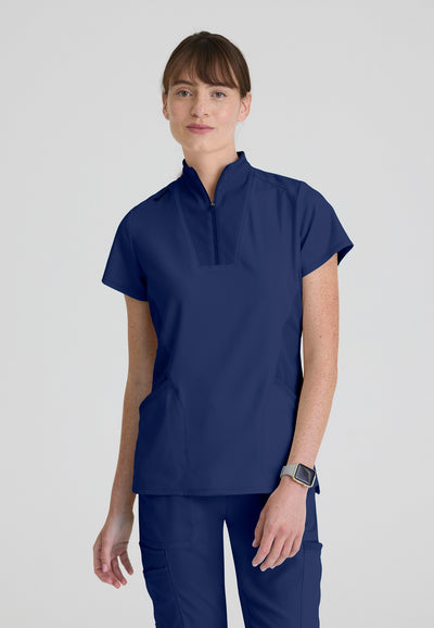 GRST292 Grey's Anatomy Scrub Spandex Stretch Kristi Top (XXS - 5XL)