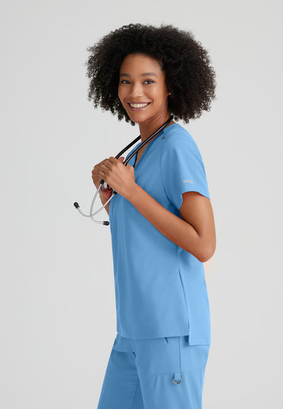 GVST028 Grey's Anatomy Scrub Spandex Stretch Bree Tuck-In Top (XXS - 3XL)