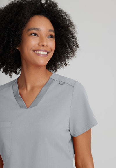 GVST028 Grey's Anatomy Scrub Spandex Stretch Bree Tuck-In Top (XXS - 3XL)