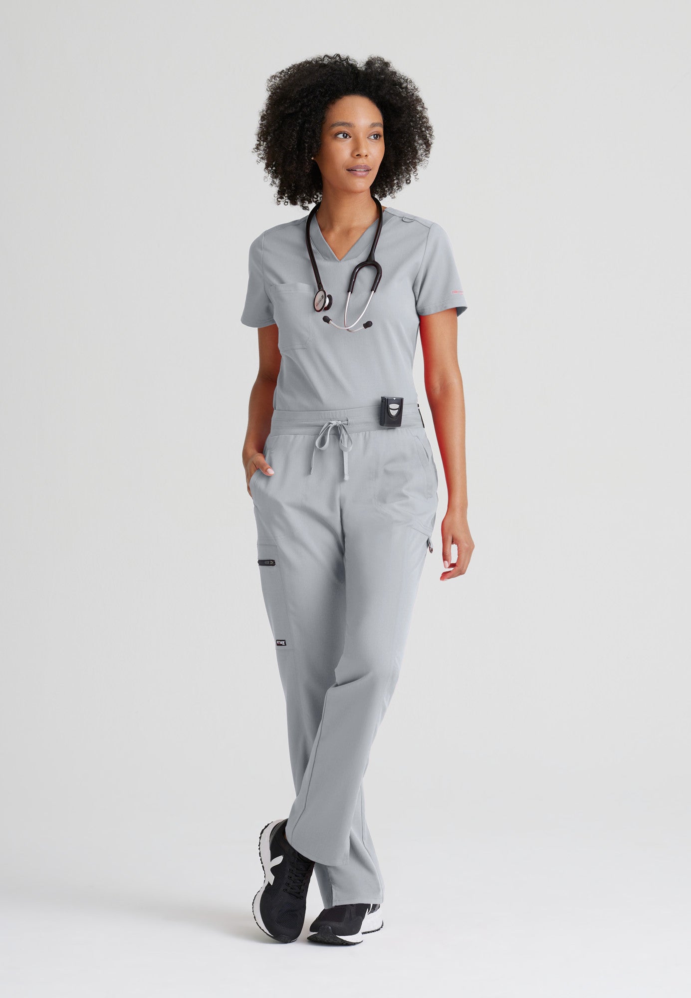 GVST028 Grey's Anatomy Scrub Spandex Stretch Bree Tuck-In Top (XXS - 3XL)