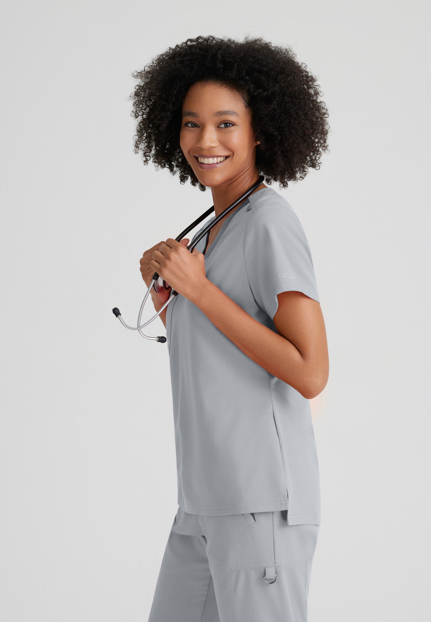 GVST028 Grey's Anatomy Scrub Spandex Stretch Bree Tuck-In Top (XXS - 3XL)