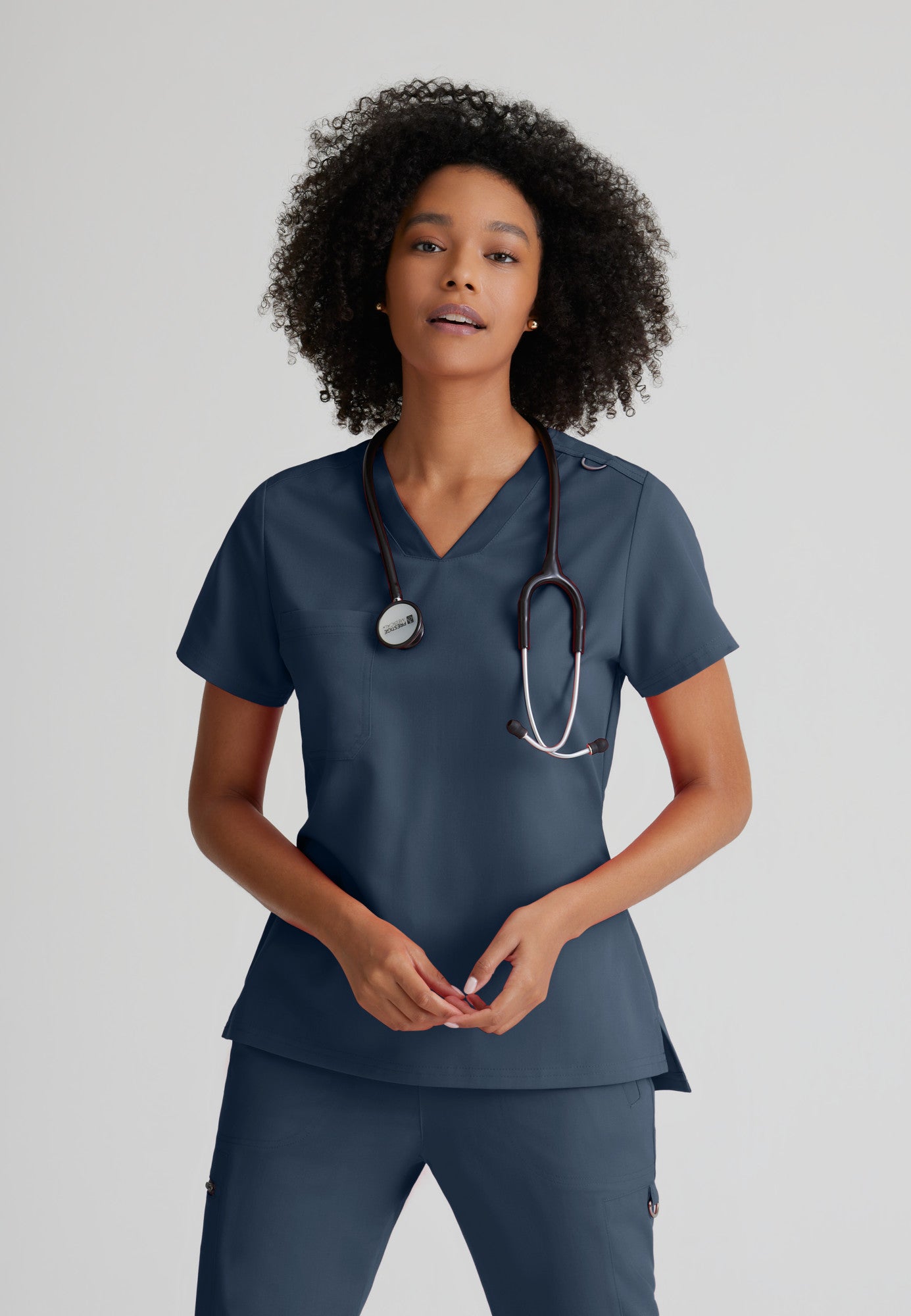 GVST028 Grey's Anatomy Scrub Spandex Stretch Bree Tuck-In Top (XXS - 3XL)