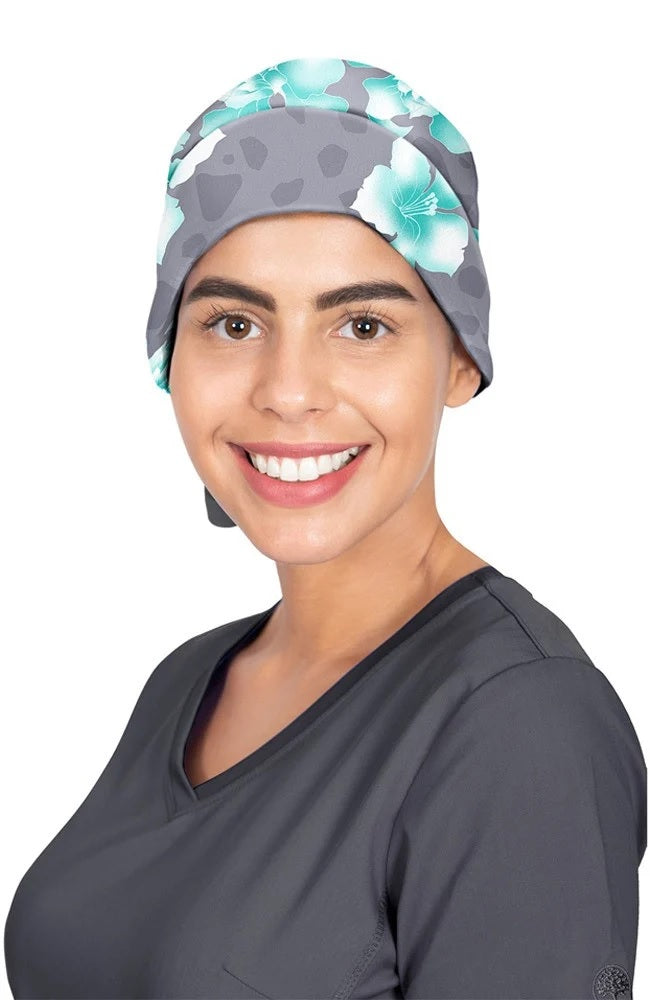 1002PRT Healing Hand Sage Bouffant Scrub Cap / Hat