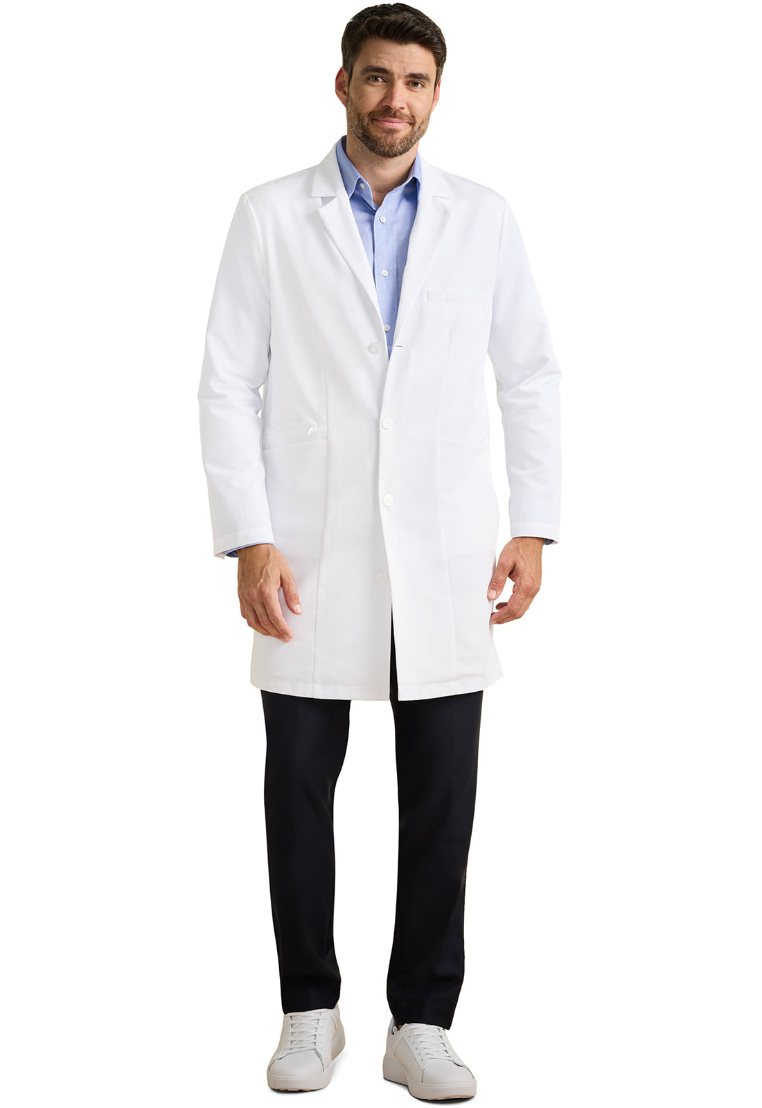 HH401 Healing Hands Lawrence Men's 37" Lab Coat (XS - 3XL)