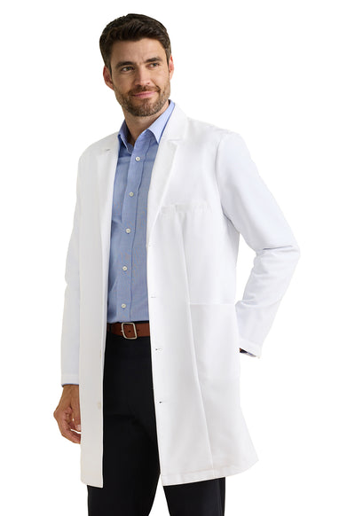 HH401 Healing Hands Lawrence Men's 37" Lab Coat (XS - 3XL)