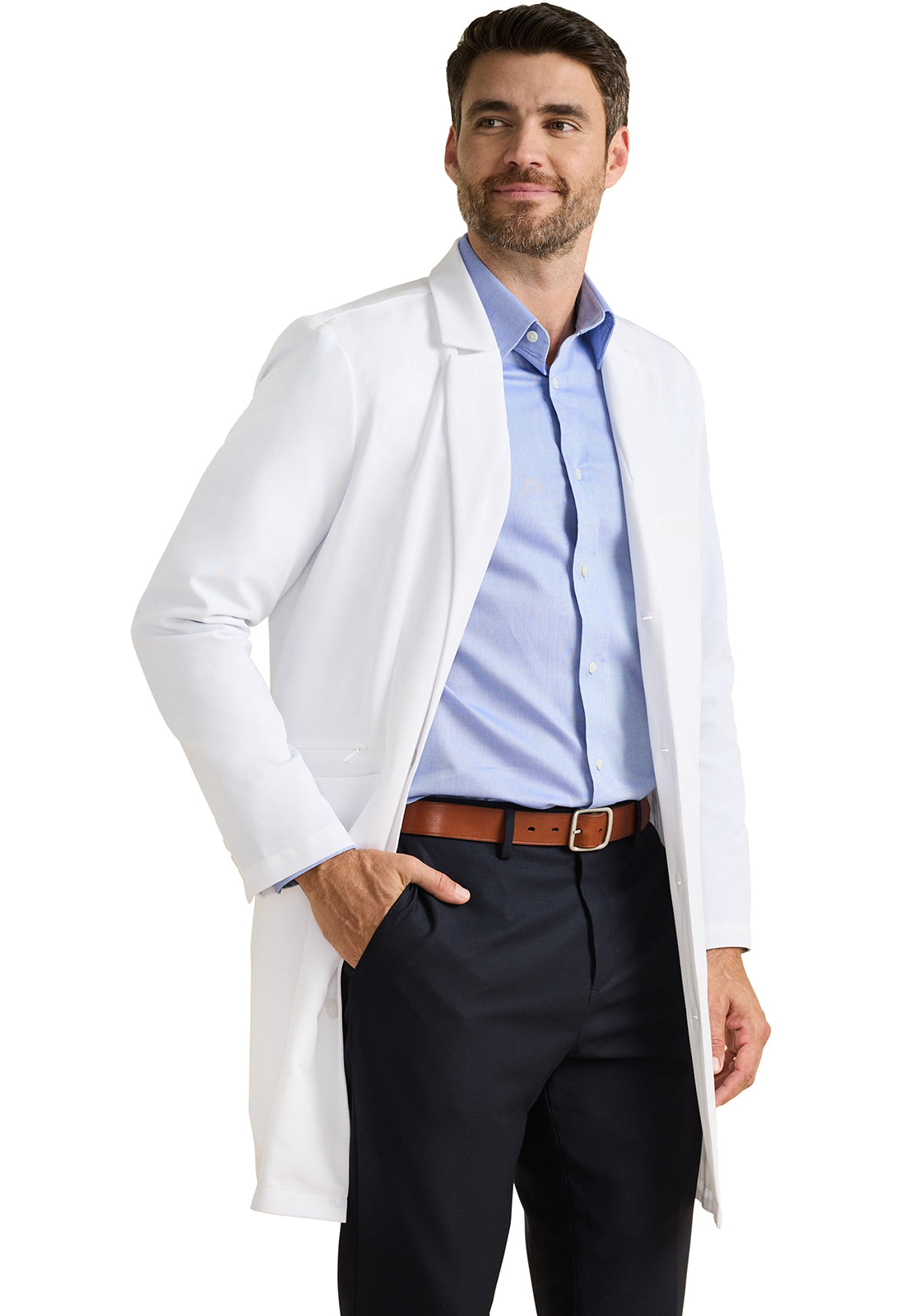 HH401 Healing Hands Lawrence Men's 37" Lab Coat (XS - 3XL)