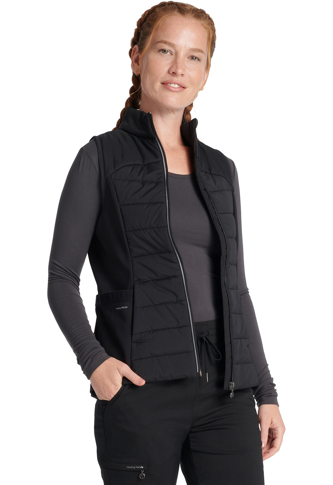 HH500F  Healing Hands Khloe Quilted Vest (XS - 2XL)