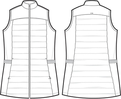 HH500F  Healing Hands Khloe 6 Pockets Quilted Vest (XS - 2XL)