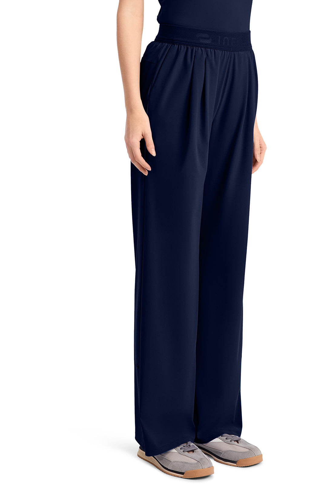 IN025A Cherokee Infinity Pursuit Women's 3-Pocket Pull On Wide Leg Pant (XS - 3XL)