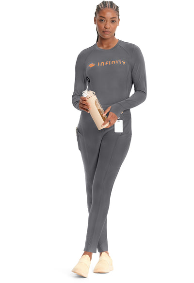 IN106A Cherokee GNR8 Kinetic Knit Stretch Natural Rise Legging (XS - 3XL)