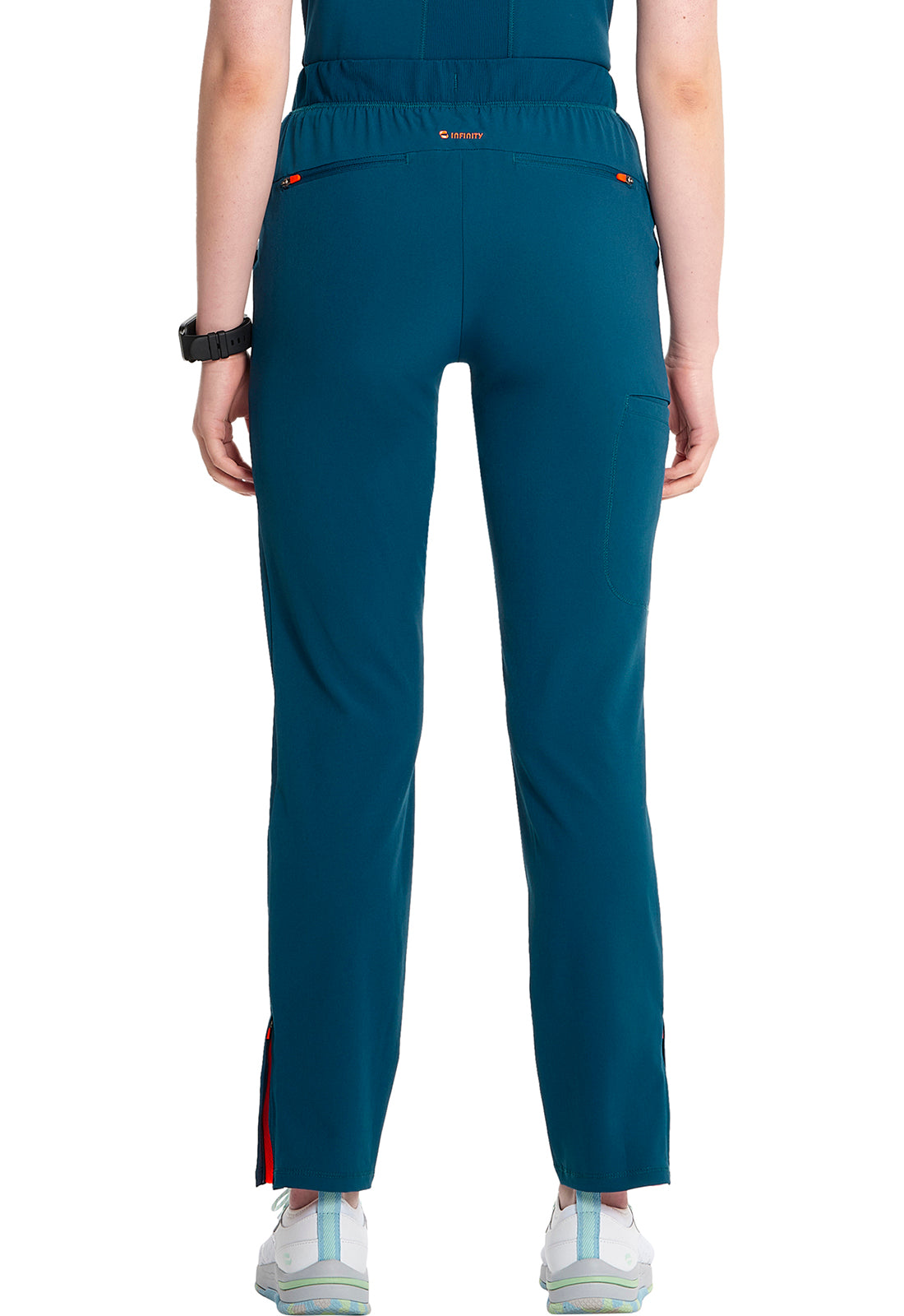 IN120A Cherokee GNR8 Knit Stretch Mid Rise Pull-on Tapered Leg Cargo Pant (XXS - 3XL)